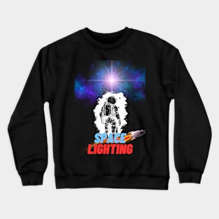 space lighting Crewneck Sweatshirt